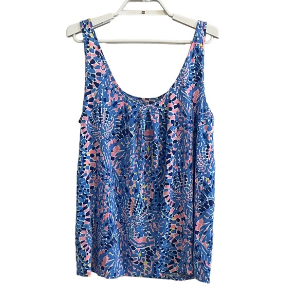 Lilly Pulitzer Tic Tac Tile Kinsey Tank Top - Picture 4 of 8